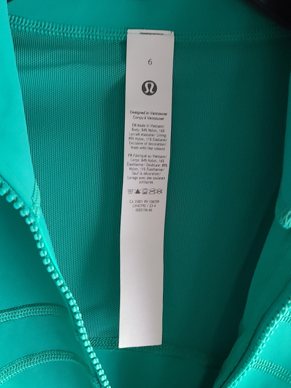 Lululemon athletica Define Jacket Luxtreme - Maldives Green size 6 - Picture 7 of 9